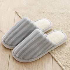 Season Home Warm Couple Plush Slippers