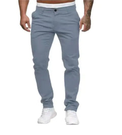 BreezeFit Men's Casual Slim-Ankle Trousers