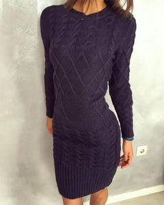 Womens Winter Knit Dress