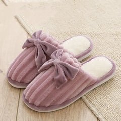 Season Home Warm Couple Plush Slippers