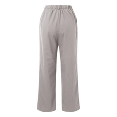 Women's Solid Wide Leg Pants For Work Business