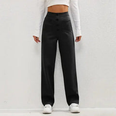 Women's High- Waisted Casual Pants