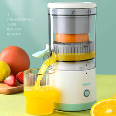 Wireless Slow Juicer Orange Lemon Juicer USB Electric Juicers Fruit Extractor Portable Squeezer Pressure Juicers for Home 7.4V