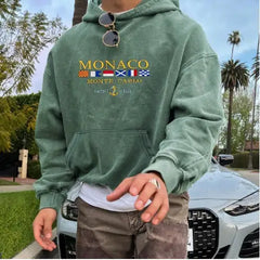 Mens Monaco relax fit casual hoodie