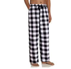 Women's Stretch Plaid Casual Pants With Pockets