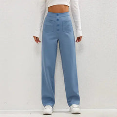 Women's High- Waisted Casual Pants