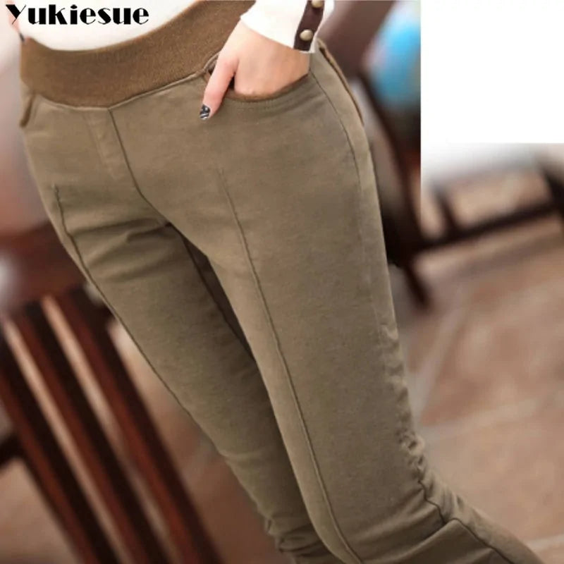 Women's High Waist Casual Pencil Pants