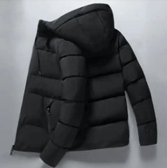 Men's Polyester Cotton Hooded Jacket