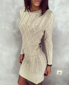 Womens Winter Knit Dress