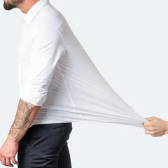 New Men's Elastic Business Shirt