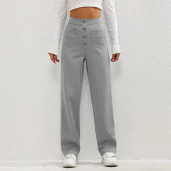 Women's High- Waisted Casual Pants