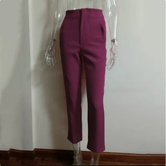 Women's Casual Straight-Leg Pants